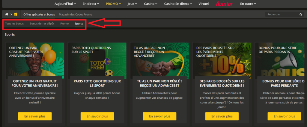 Bonus pour les clients existants