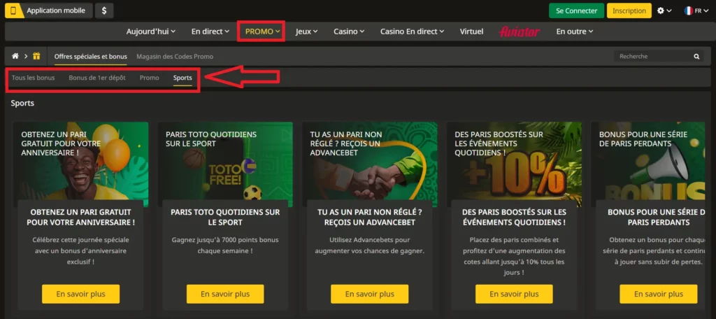 Bonus pour les clients existants